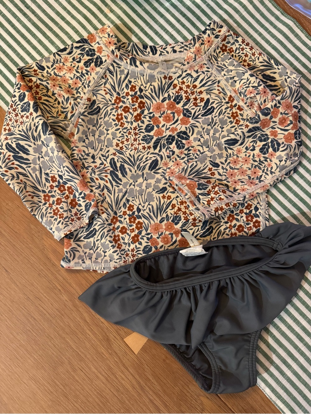 Rylee + Cru Floral Rash Guard Set - Picture 3 of 3